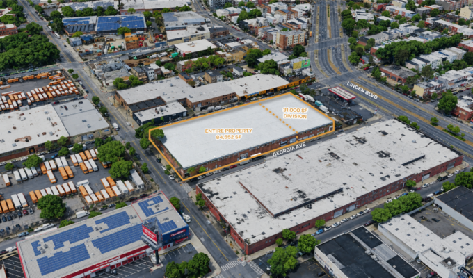 802 Georgia Ave Aerial Outline 2